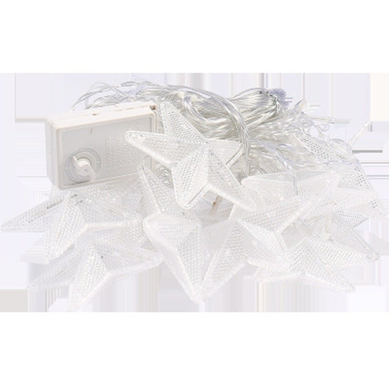 Guirnalda Led Estrellas Luz Cálida Cortina Led Decoración