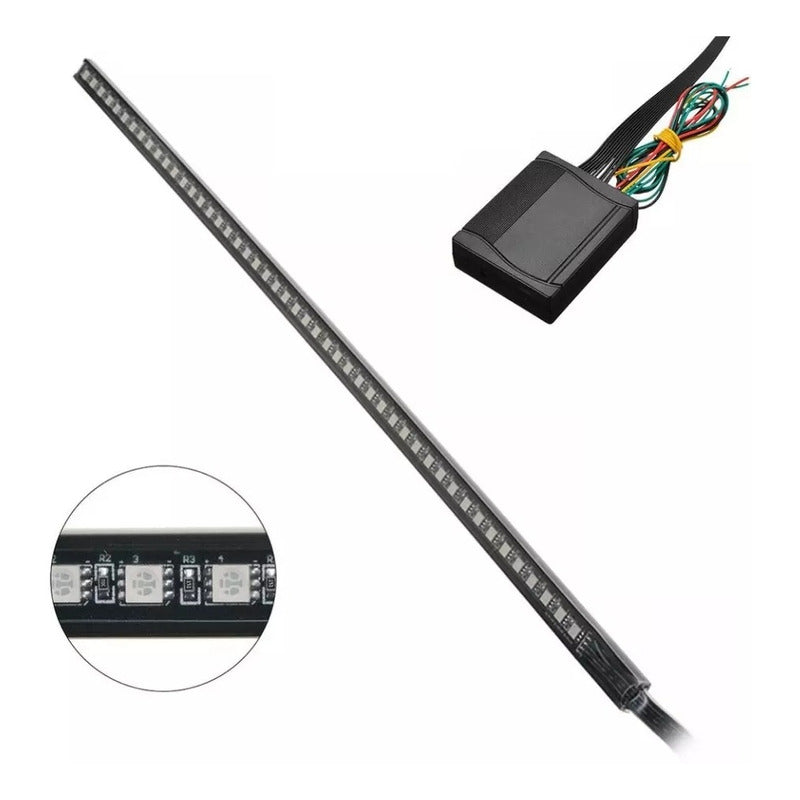 Tira Led Rgb Barra Led 5050 Con Control 56cm Auto Tunning