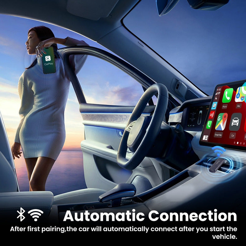Carlinkit Mini Adaptador Inalámbrico Androidauto Carplay /r&