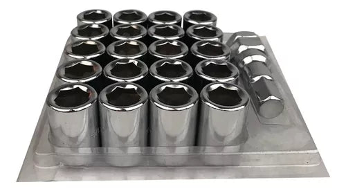 Tuercas De Seguridad Llanta M12 + Llave Allen 16 Pcs