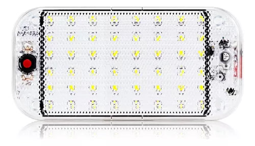 Luz Led De Techo Interior 12-85v 48led Botón Universal Cx05