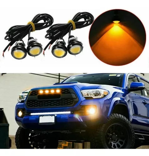 X4 Ojo De Águila Luces Led 23mm 9w Auto Tuning Universal