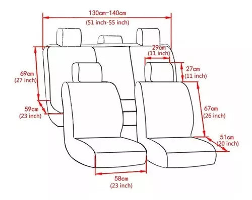 Funda Cubre Asiento Auto Para Mujer 9 piezas Negro Mariposas