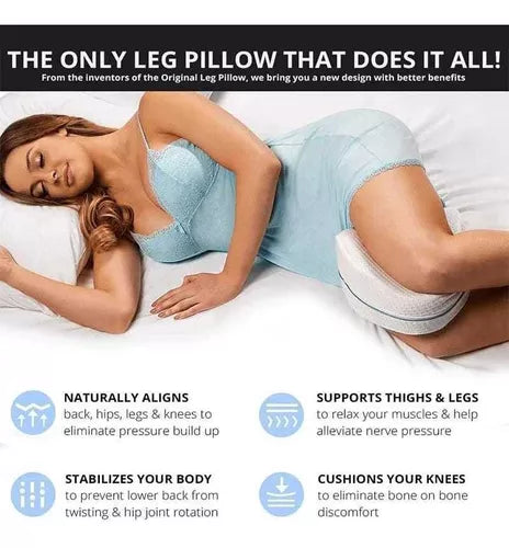 Almohada Entrepierna Para Dormir Memory Terapeutica