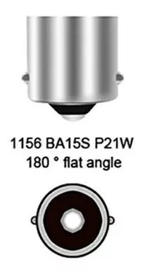 Ampolleta 144 Led Intermitente 1 Contacto Luz De Viraje Ámbar