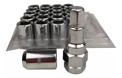 Tuercas De Seguridad Llanta M12 + Llave Allen 16 Pcs