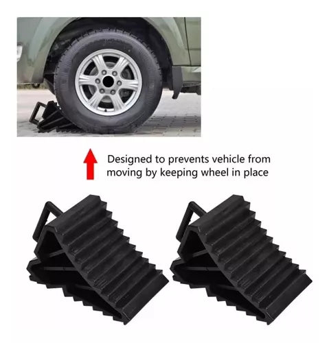 Pack 2 Cuña Para Auto Camionetas Antideslizamiento Abs