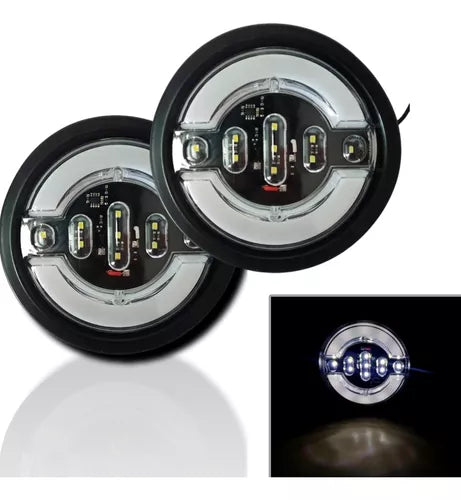 X6 Luz Led Trasera 12/24v Auto Camión Blanco Ámbar Rojo