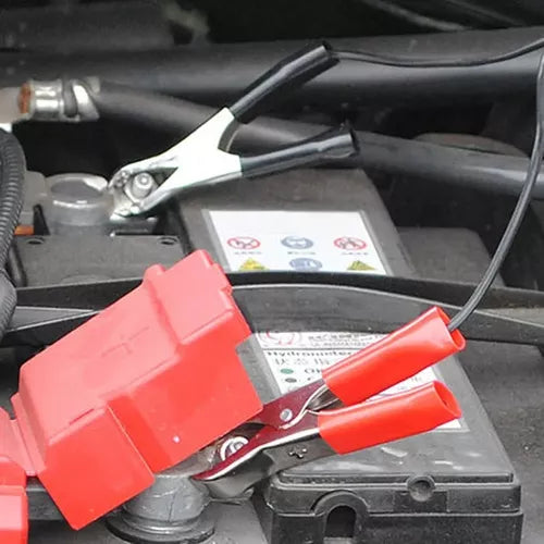 Adaptador Pinza De Batería Con Cable 1.5mt A Encendedor 12v