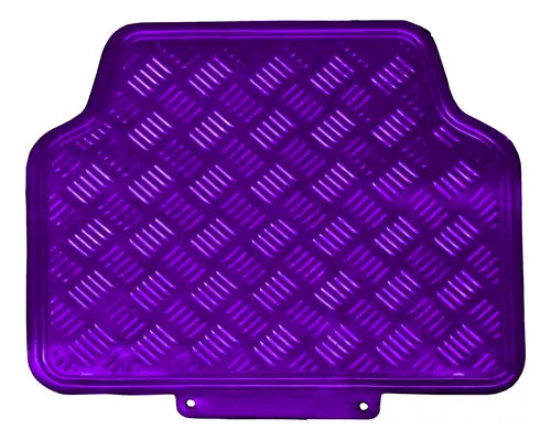 Alfombra Cubre Piso Metálico Para Mujer Set 4pcs Auto Tuning