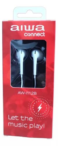 Audífono Aiwa In-ear I112 Con Manos Libres Conector 3.5mm