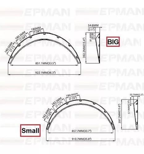Fender Flares Tapabarro Negro Auto Universal Tuning