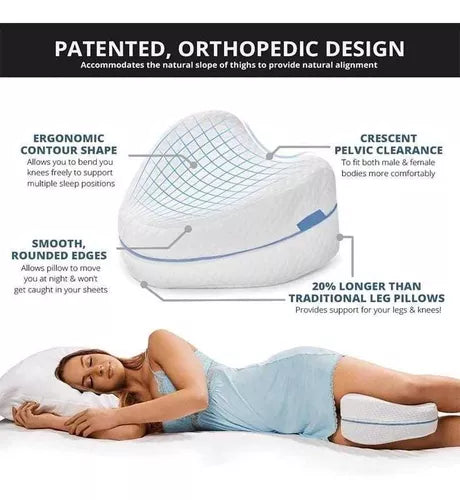Almohada Entrepierna Para Dormir Memory Terapeutica