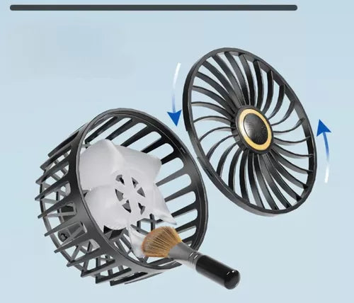Ventilador Doble Para Auto 360° Conexión 12v Encendedor