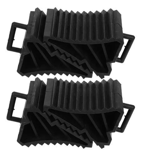 Pack X4 Cuña Para Auto Camionetas Antideslizamiento Abs