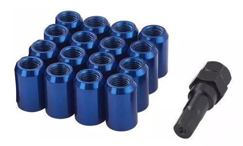 Tuercas De Seguridad Llanta M12 Antirrobo Colores 16 Pcs