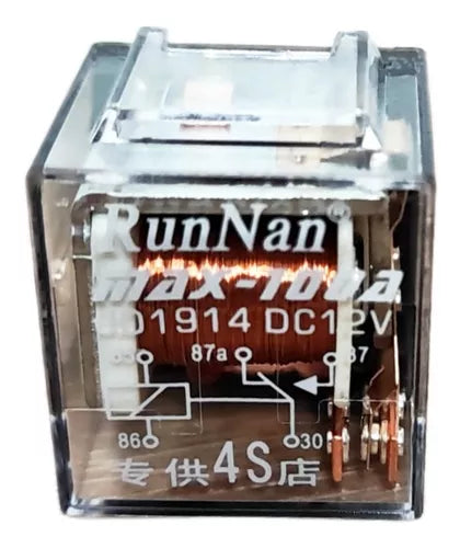 X10 Relay Transparente 12v 100a 5 Patas Relé Auto 5 Pines
