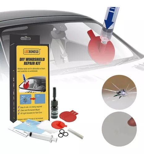 Kit Reparación Parabrisa Auto Vidrio Trizaduras Piquete