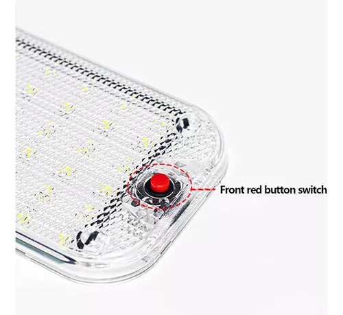 Luz Led De Techo Interior 12-85v 48led Botón Universal Cx05