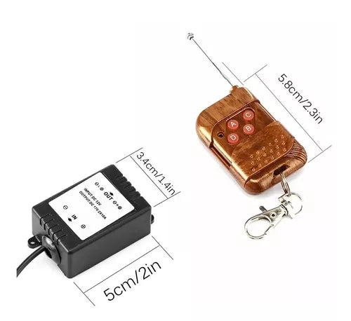 Control Remoto Para Luces Destellantes Neblineros 12v Raptor