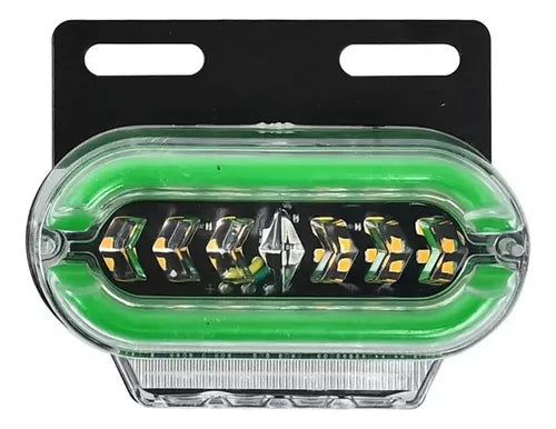 X10 Luz Led Lateral Bicolor Luz De Trocha 24v Destellante