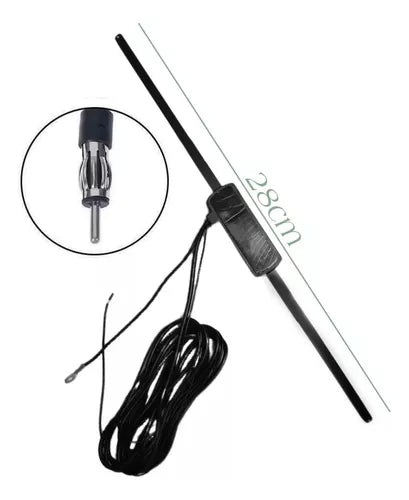 Antena Electrónica Interior Radio Am/fm Parabrisa Auto Universal