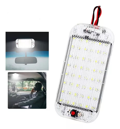 Luz Led De Techo Interior 12-85v 48led Botón Universal Cx05