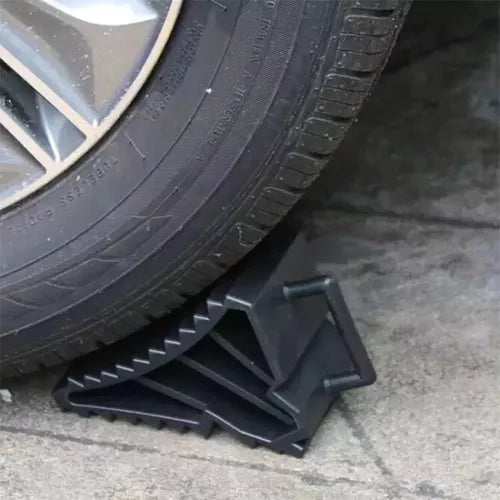 Pack 2 Cuña Para Auto Camionetas Antideslizamiento Abs
