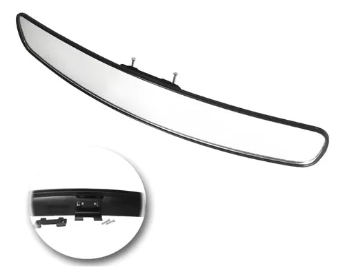 Espejo Retrovisor Visión Panorámica 43cm Curvo Adaptable