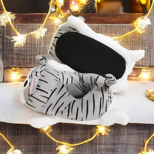 Pantuflas Cute Gato Chi Cerradas Calientita Acolchada Kawaii