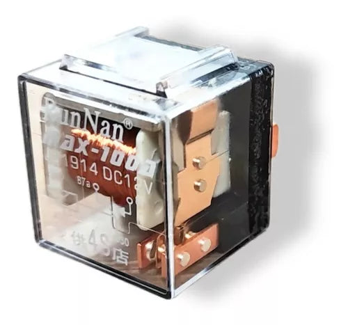 X10 Relay Transparente 12v 100a 5 Patas Relé Auto 5 Pines