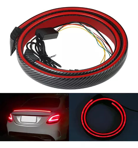 Alerón Lip Spoiler Maleta Con Luz Freno Secuencial Auto Tuning