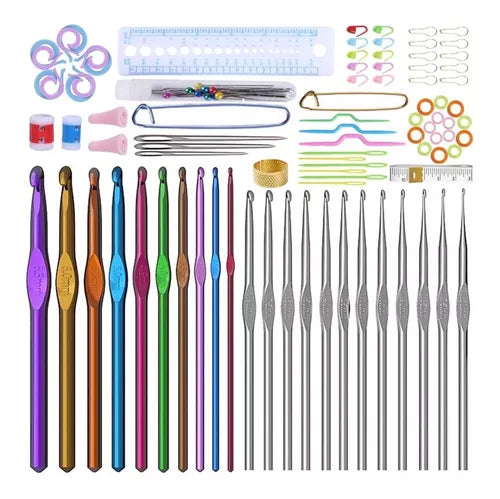 Set Crochet 100pcs Accesorios Ganchillo Amigurumi Tejer Diy
