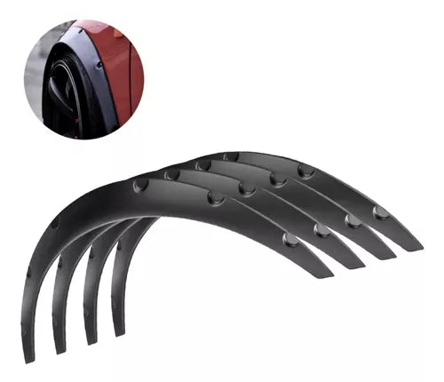 Fender Flares Tapabarro Negro Auto Universal Tuning