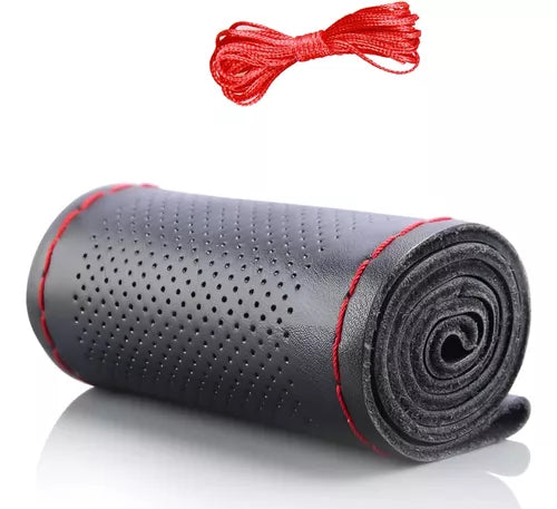Funda Cubre Volante Cosido Para Auto + Hilo Y Aguja