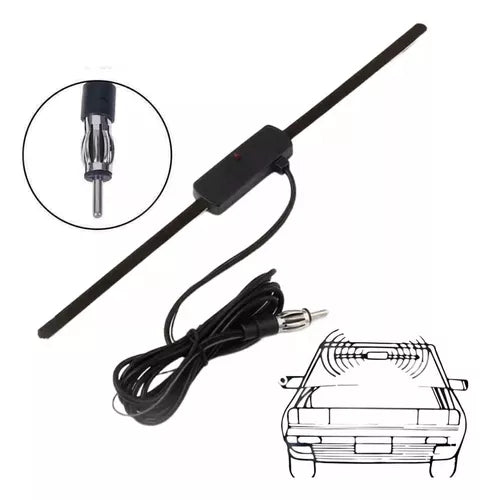Antena Electrónica Interior Radio Am/fm Parabrisa Auto Universal