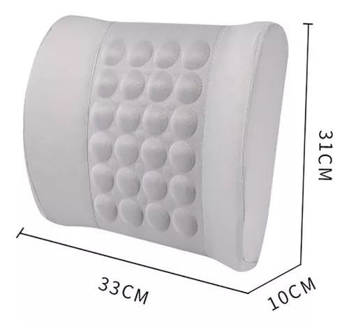 Respaldo De Asiento Ergonómico Cojín Lumbar Espalda Auto Casa