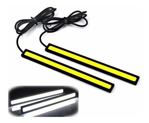 Tira Barra Luz Led Alto Brillo Neblineros Adhesivo Auto X2