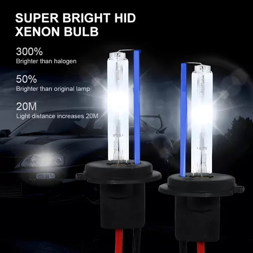 X2 Ampolleta Xenón Hid 8000k H11/9005/880/h1/h7/9006 Auto 12v