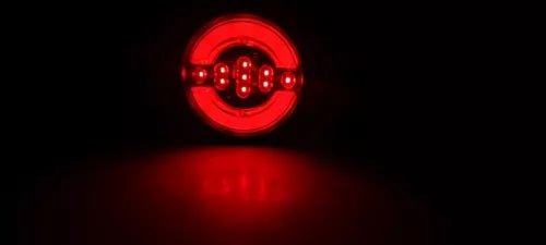 X2 Luz Led Trasera 12/24v Auto Remolque Camión Rojo Freno