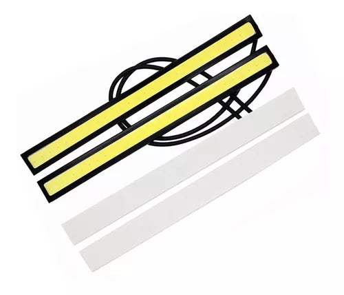 Tira Barra Luz Led Alto Brillo Neblineros Adhesivo Auto X2
