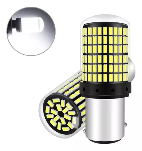 Ampolleta 144 Led Luz Freno Auto 2c Y 1 C 12v Alto Brillo