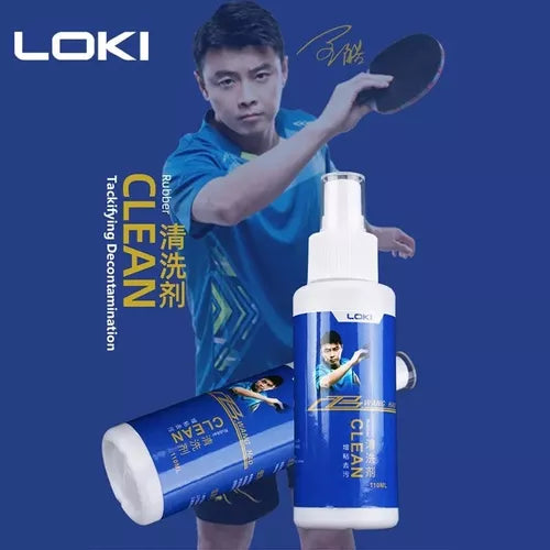 Loki Spray Limpiador Goma Paleta Tenis De Mesa Mantenimiento