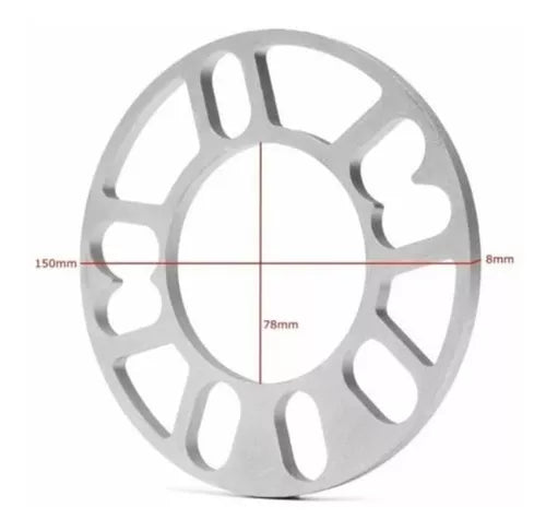X4 Espaciador De Llanta 8mm 4x100 4x108 4x1145x1005x1105x114