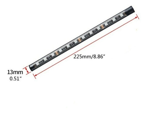Tira X4 Luz Led De Piso Interior Bluetooth Auto Tuning