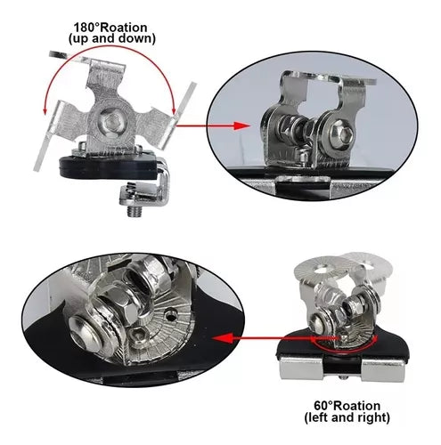 Soporte Capot Para Neblineros Barras Led Fijos Universal X2