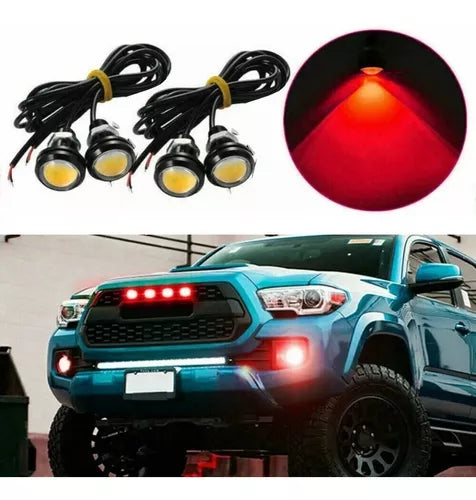 X4 Ojo De Águila Luces Led 23mm 9w Auto Tuning Universal
