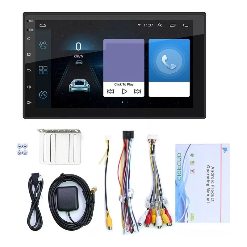 Radio Auto Android 9 Gps Wifi 2 Din Touch 7 Pulgadas Waze R&