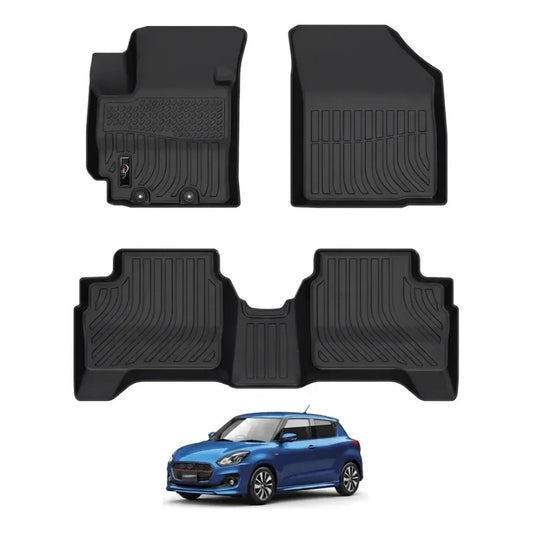 Cubre Piso Calce Perfecto Compatible Con Suzuki Swift 2019-2024 Negro