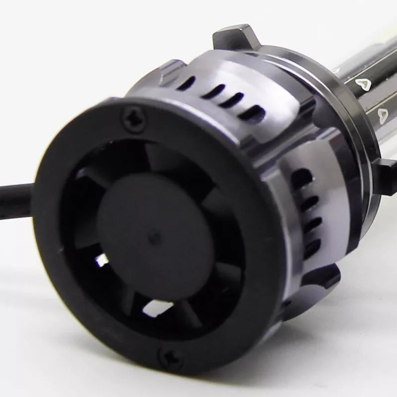 X2 Ampolleta Turbo Led 8 Caras 18000lm H7 Super Potente